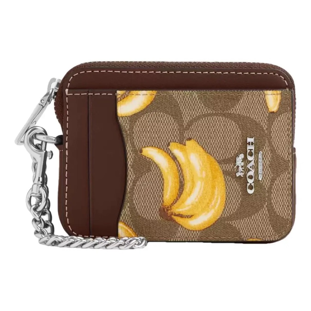 Adorable Coach Leather Card Wallet